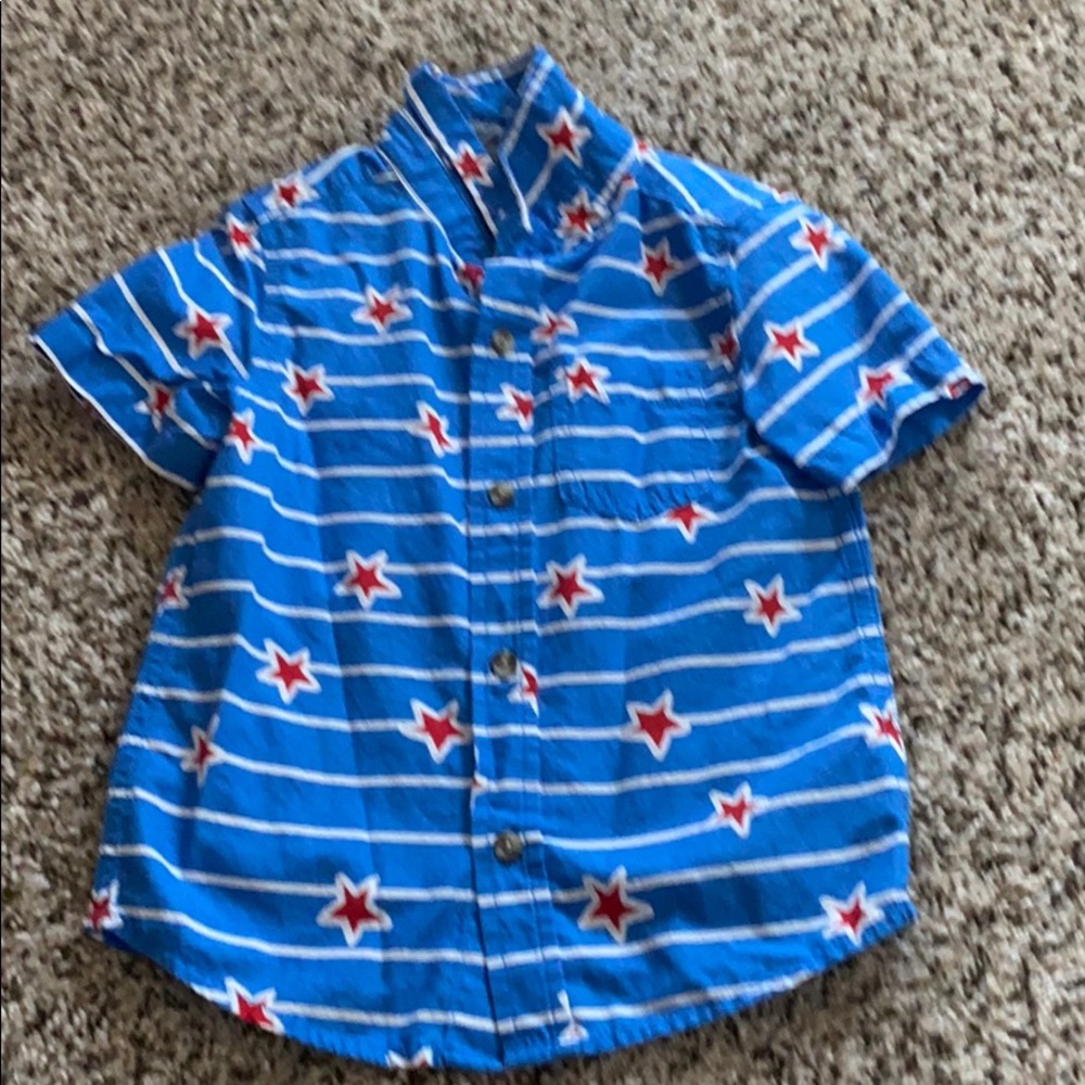 Stars and Stripes button down shirt